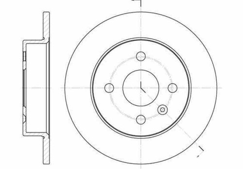 9196587 bremsscheibe hinten
