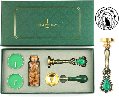 Wachssiegel stempel set - wachssiegel-stempel-set, mit