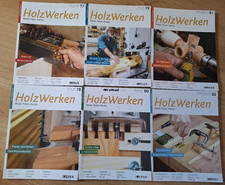 6x Zeitschrift HolzWerken