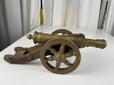 Figur Messing / Holz Kanone 36