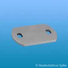 Edelstahl Anschweißplatte 120x60x6mm Platten Inox V2A Platten für Geländer