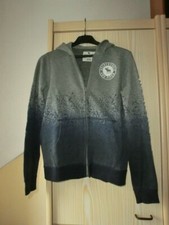 Jacke, Sweetjacke, Joggingjacke Kinder 13/14 Jahre grau/blau