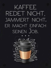 Holzschild 40x30 cm Kaffee
