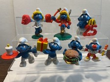 7 x Schlumpf Schleich 1996