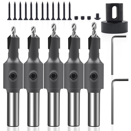 Senkbohrer holz set - senkbohrer, 5tlg