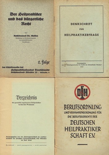 Heilpraktiker konvolut von - heilpraktiker,