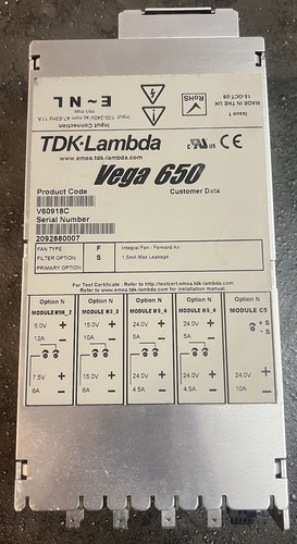 Tdk lambda vega 650 power - tdk,