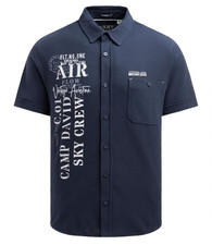 Camp David Kurzarmhemd Pikee