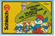 Schlumpf Sammelheft Mini - Katalog SCHLEICH 1985 SPANIEN los Catalogo pitufos