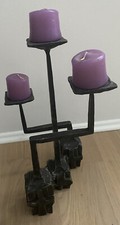 Kerzenständer schwarz