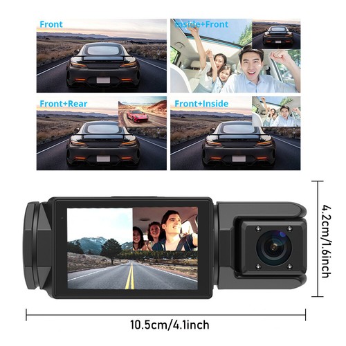 3len 1080p dashcam - 3len, vorne