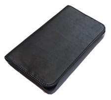 Tabaktasche Angelo Leder black Tabakbeutel Drehertasche Feinschnittbeutel Tasche