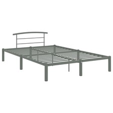Bettgestell Grau Metall