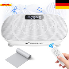 MERACH Vibrationsplatte | Bluetooth-Lautsprecher | Automatische Geschwin...
