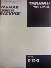 #232 Yanmar B15-3 Ersatzteilbuch Parts service Manual List Ersatzteilliste
