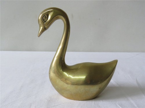 Messing schwan schwanenfigur - messing,