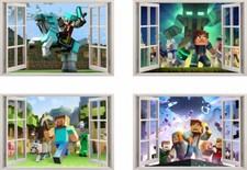 MINECRAFT FENSTER 140cm