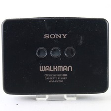 Tragbarer Cassette Player Recorder Sony Walkman WM-EX608 Schwarz Defekt