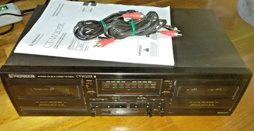 Pioneer double cassette - double,