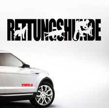 Auto aufkleber rettungshunde - auto,