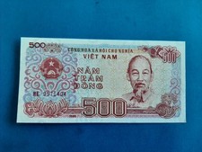 1 x 500  Dong Vietnam / guter Zustand / Geldschein Banknote von 1988 *'°