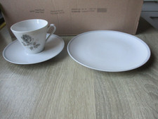 Sammelgedeck mit schwarzer Rose ( Stempelmarke Krone Bavaria )