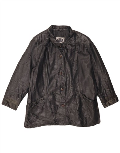Vintage damen lederjacke 46 - it,