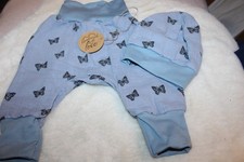 Mode für die Kleinsten Babyset Pumphose+Mütze gr 56/62/68-Musselin schmetterling