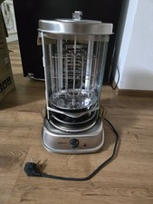 KEBAP MASTER DÖNER DREHSPIEß ELEKTRO TISCH GYROS HÄHNCHEN GRILL EDELSTAHL 1500W