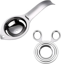 Eieröffner Edelstahl Eidottertrenner Eiweißtrenner Eierpiekser Küchenwerkzeug