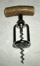 Weinheber Korkenzieher Antik mit Geweihstück / Hirschhorn 13 x 7 cm