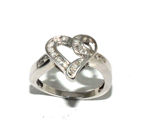 Damen herzring aus - damen, 9ct