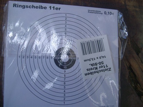 Luftgewehr zielscheiben - 50,