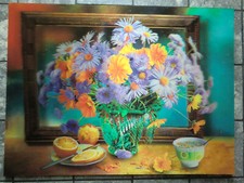 3 D Effektbild 39x29 Blumenstrauß