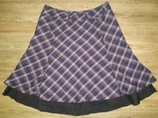karierter Rock, S. Oliver, Gr. M, Lagenlook, gefüttert, wie neu, Stiefelrock
