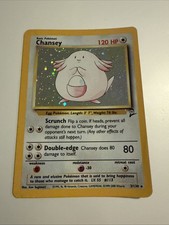 Pokemon Karte Chansey 3/130 Base Set 2 Holo Rare WOTC NM 