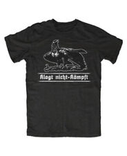 Klagt Nicht Kämpft Herren T-Shirt Schwarz Adler Pro, Deutschland ,BW,Militaria