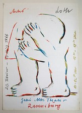 Horst Antes, Plakat, orig