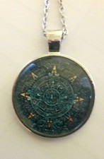 Halskette Maya Kalender  Necklace Inka Azteken 102