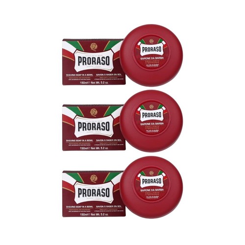 Proraso rasierseife rot 3x150 - proraso,