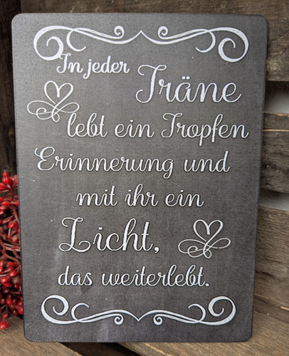Kleines dekoschild - ❤️,