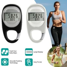 3D Schrittzähler mit Clip Tragbar Pedometer Kalorienverbrauch Gehen Laufen Sport
