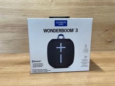 Ultimate Ears WONDERBOOM 3 Bluetooth Waterproof Portable Speaker BLACK / SCHWARZ