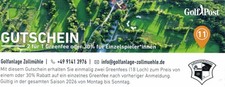 Golf Greenfee Gutschein 2026