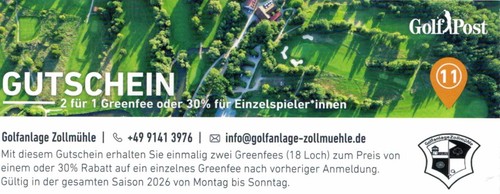 Golf greenfee gutschein 2026 - golf,