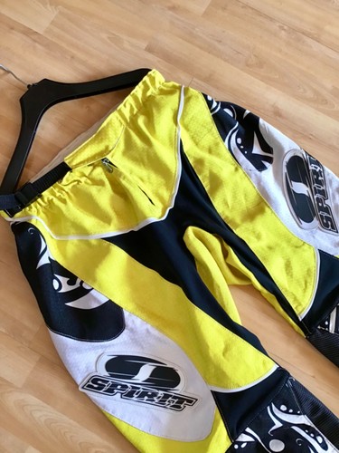 Motocross hose vintage gelb - vintage,