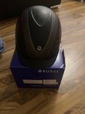 Reithelm Leo Busse Gr. S 51 - 54 schwarz Pferd Reiterhelm Kind