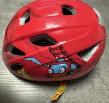 Alpina Fahrradhelm XIMO AKB14-C-2 Feuerwehr mit Licht sehr schön 49-54 cm