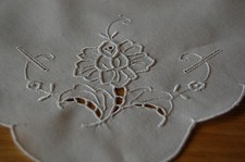 Handarbeit Tischtuch edle