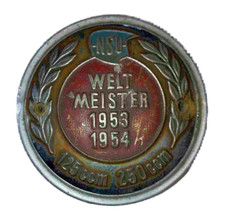Original NSU MAX Tankdeckel WELTMEISTER 1953-1954 125 150 ccm Oldtimer Motorrad